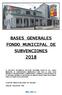 BASES GENERALES FONDO MUNICIPAL DE SUBVENCIONES 2018