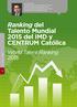 Ranking del Talento Mundial 2015 del IMD y CENTRUM Católica