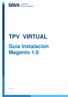 TPV VIRTUAL Guía Instalación Magento 1.9