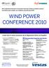 WIND POWER CONFERENCE 2010