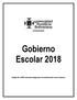 Gobierno Escolar 2018