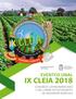 EVENTOS UNAL IX CLEIA 2018 CONGRESO LATINOAMERICANO Y DEL CARIBE DE ESTUDIANTES DE INGENIERÍA AGRÍCOLA