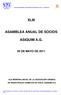 XLIII ASAMBLEA ANUAL DE SOCIOS ASIQUIM A.G.