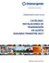 CATÁLOGO: INSTALACIONES DE TRANSMISIÓN EN ALERTA SEGUNDO TRIMESTRE 2017