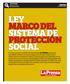 LEY MARCO DEL SISTEMA DE PROTECCIÓN SOCIAL