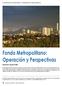 Fondo Metropolitano: Operación y Perspectivas. Coordinación Hacendaria y Colaboración Administrativa. Humberto Zapata Pólito