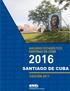 AN NUAAR RIO ESTADÍSSTTICO DE SANTIAGO DE CUBA 2016 EDICIÓN 2017
