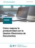 E-BOOK Cómo mejorar la productividad con la Gestión Electrónica de Documentos