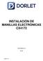 INSTALACIÓN DE MANILLAS ELECTRÓNICAS CX4172