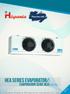 HEA SERIES EVAPORATOR/ EVAPORADOR SERIE HEA 60 Hz. Taizhou Hispania Refrigeration Equipment Co., Ltd.