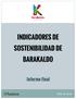 INDICADORES DE SOSTENIBILIDAD DE BARAKALDO