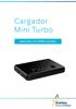 Cargador Mini Turbo MANUAL DE OPERACIONES
