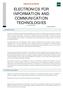 ELECTRONICS FOR INFORMATION AND COMMUNICATION TECHNOLOGIES