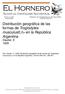 Distribución geográfica de las formas de Troglodytes musculuslt;/i> en la República Argentina Dautier, E. 1929