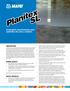 Planitex SL. Contrapiso autonivelante para sustratos de yeso y madera