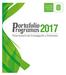 Portafolio de Programas 2017