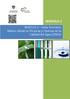 MODULO 2. MODULO 2 - Guías Docentes Máster oficial en Técnicas y Ciencias de la Calidad del Agua (IDEA)