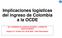 Implicaciones logísticas del ingreso de Colombia a la OCDE