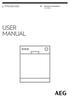 FFB52600ZW. Manual de instrucciones Lavavajillas USER MANUAL