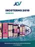 INCOTERMS 2010 SEGÚN JCV. Guía práctica en la operativa de comercio internacional.