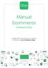 Manual Ecommerce. Software Glop. Configuración del módulo de conexión Ecommerce con el software Glop.