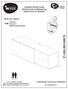 min ASSEMBLY INSTRUCTIONS INSTRUCTIONS D ASSEMBLAGE. TV Stand Meuble TV Mueble para televisión. #Instructivo