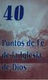 INTRODUCCIÓN. CONSEJO EDITORIAL DE LA IGLESIA DE DIOS (Edición Julio 2005)
