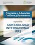 Diplomado CONTABILIDAD INTERNACIONAL IFRS