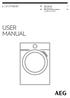 L61270WDBI. EN User Manual 2 Washer Dryer ES Manual de instrucciones 38 Lavadora-Secadora USER MANUAL