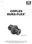 DCE COPLES DURA-FLEX. Patent No. 5,611,732