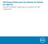 Dell SupportAssist para los sistemas de clientes de negocios. Guía de instalación rápida para los usuarios de Dell ImageAssist
