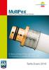MultiPex. El Sistema Press-Fitting Universal (Compatible con perfiles RF+U+H+TH) Blansol. Industrial Blansol sa