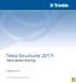 Tekla Structures 2017i. Tekla Model Sharing. septiembre Trimble Solutions Corporation