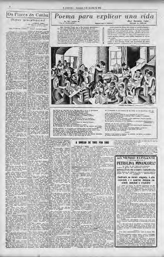 textos recobrados, imágenes borradas Figura 2. O Jornal (4 de enero de 1931). Acervo de la Hemeroteca Digital Brasileira.