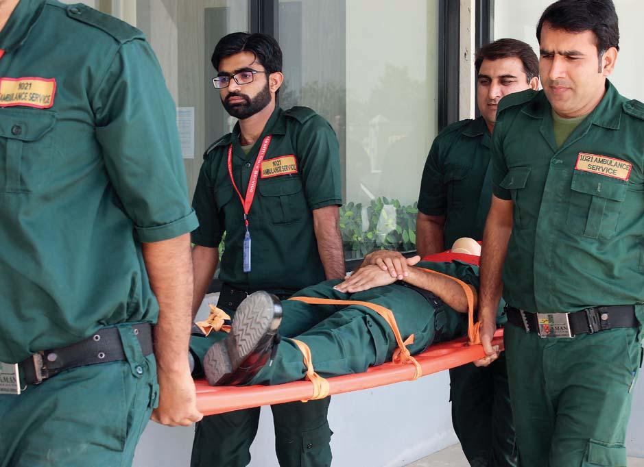 UHI was initially set up as an internal training unit to cater to the medical training demands of various Aman Health programs (including paramedics, trained health advisors, and community health