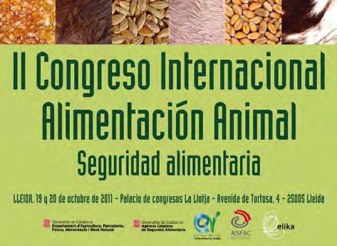 Nueva acreditación para actualidad II Congreso Internacional de Alimentación Animal Cesfac participará en el II Congreso Internacional de Alimentación Animal, que se celebrará el 19 y 20 de octubre