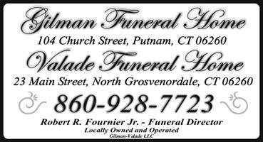 OBITUARIES are published at no charge. E-mail notices to obits@stonebridgepress. com or fax them to (860) 928-5946. Photos are welcome in JPEG format. DAYVILLE Salvatore Aliano Jr.