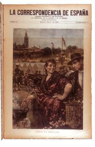 32 La Correspondencia de España, portada abril 1894 (n 5) 147 Lo que sí será novedad en La Correspondencia es la inclusión de la publicidad en color.