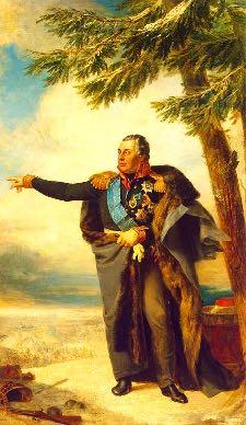 salvó. El General Kutuzov tenía sus tropas rusas alineadas y las felicitó por su victoria que se había ganado casi sin luchar. Kutuzov se convirtió en el héroe que había vencido a Napoleón.