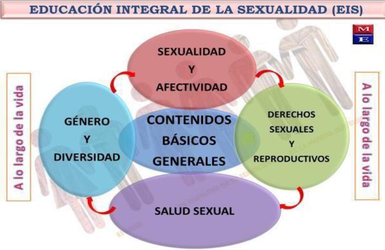 CONTENIDOS BÁSICOS GENERALES Se determinan cuatro grupos de contenidos básicos generales para el desarrollo del proceso de educación integral de la sexualidad en las instituciones y modalidades
