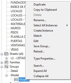 Replace with an existing Project file: sustituye el grupo por un modelo ya existente. Si selecciona esta opción, aparece el cuadro de diálogo Abrir.