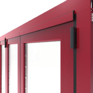 SERIES PRACTICABLES SERIE EUROPLEGABLE CARACTERÍSTICAS Sistema de puertas plegables, ideal para grandes huecos donde se necesita