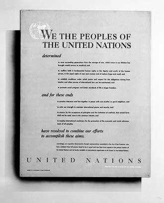 Véase la Carta de las Naciones Unidas en línea» Para leer el documento fundante de las Naciones Unidas y como respaldo a los artículos mencionados en este curso, acceda a la Carta en línea en