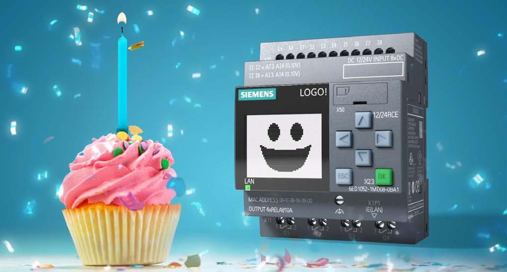 Empresas El módulo lógico LOGO! de Siemens cumple 25 años Los aniversarios son buenos momentos para hacer un repaso sobre lo que hemos crecido y aprendido, y poner miras al porvenir.