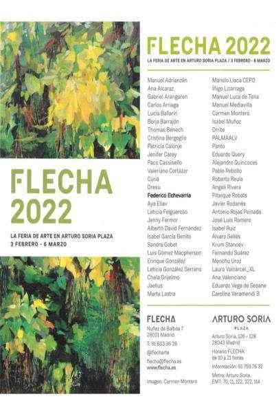 me/ FEDERICO ECHEVARRÍA Participa en la Feria de Arte Flecha 2022. Arturo Soria Plaza.