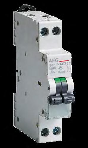 Serie EPC60 La solución frente a los problemas de espacio Los interruptores magnetotérmicos compactos EPC60 han sido desarrollados para reducir el tamaño de los cuadros de distribución al mínimo y