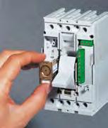 Los compartimentos del interruptor permiten la instalación rápida y fácil de los accesorios de la gama Tmax, aumentando las prestaciones y la adaptabilidad del