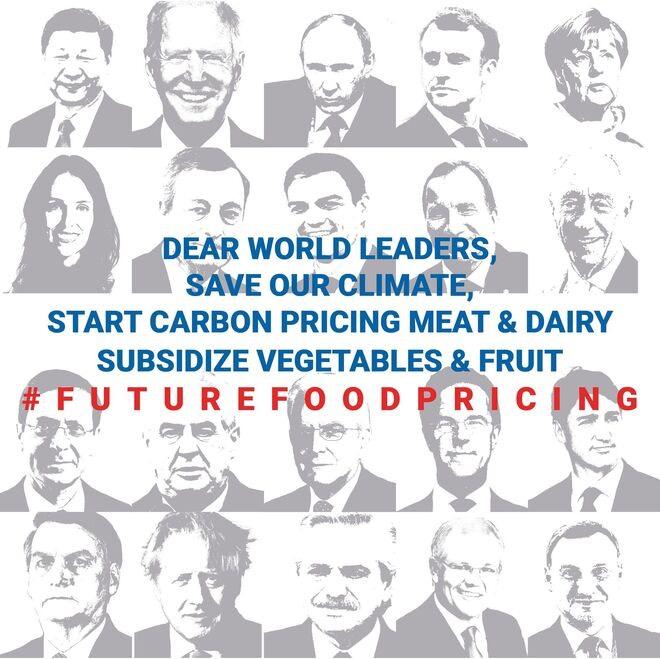 Presiones El lobby vegano pide un nuevo impuesto a la carne y la leche En una carta dirigida a presidentes de 50 países, entre ellos el de España, llaman a reducir los precios de frutas y verduras