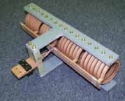 Como materiales de los concentradores se utilizan las ferritas para las frecuencias altas y acero delgado para las frecuencias bajas.