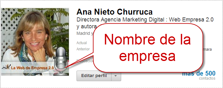 10 CLAVES PARA UN PERFIL DE LINKEDIN PROFESIONAL Ana Nieto Churruca* Hoy en día es esencial tener un perfil en Linkedin que transmita una primera imagen que sea profesional y sirva para definir